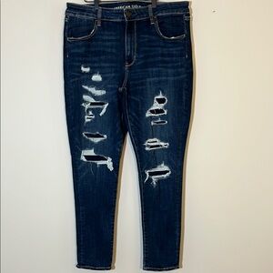 American Eagle Women's Distressed Jeggings Jeans Size 18